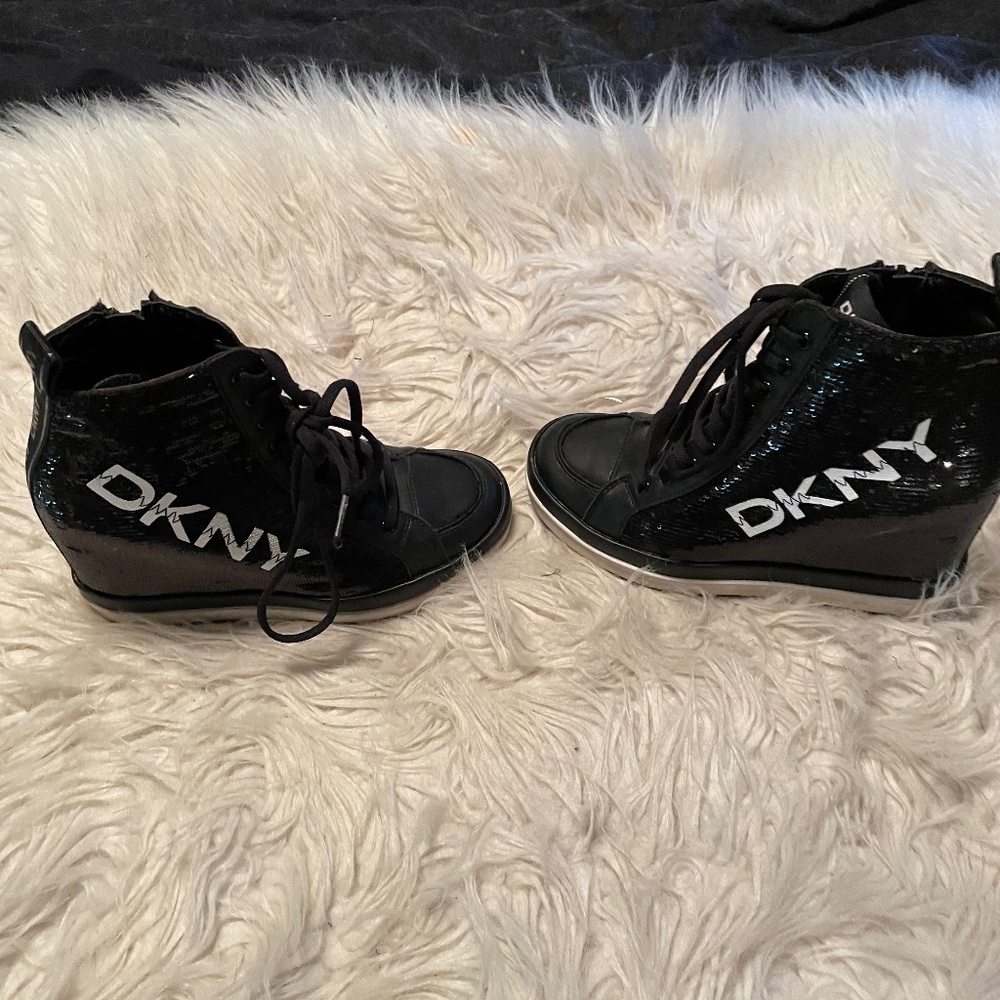 DKNY High Top Sneakers.
